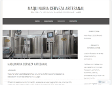 Tablet Screenshot of maquinariacervezaartesanal.com